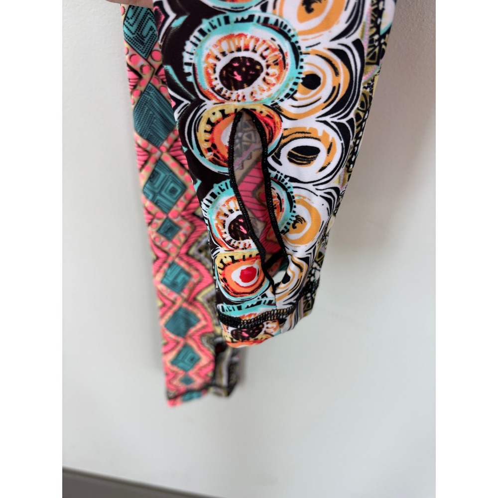 Slip Ins DiveSkin SurfSkin Long Sleeve Geometric Tribal Print Size S - Picture 3 of 11